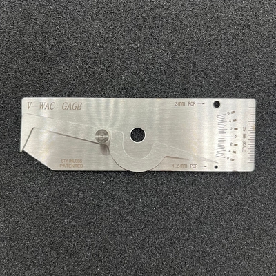 Type dégagé de came de profondeur de mesure PCs d'acier inoxydable de chandelle de série de Huatec de mesure de soudure d'angle 7 par kit