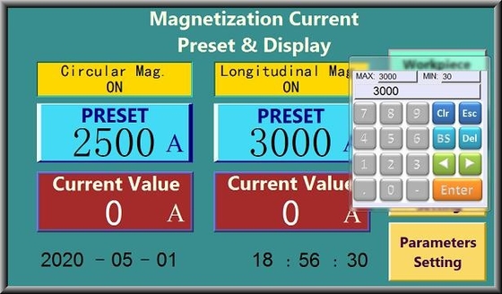 C.C à C.A. de machine d'inspection de particules magnétiques de HMP-4000DC magnétisant 4000 ampères