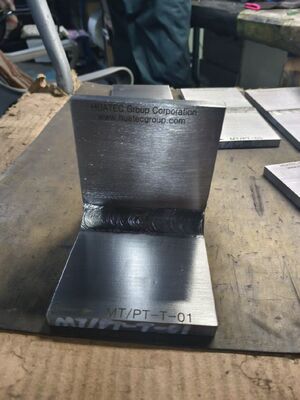 Kit de bloc d'échantillons de test standard pour la formation et l'examen d'inspection par ressuage coloré (PT)