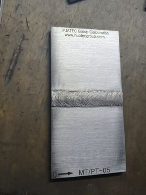 Kit de bloc d'échantillons de test standard pour la formation et l'examen d'inspection par ressuage coloré (PT)