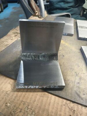 Kit de bloc d'échantillons de test standard pour la formation et l'examen d'inspection par ressuage coloré (PT)