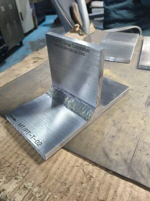 Kit de bloc d'échantillons de test standard pour la formation et l'examen d'inspection par ressuage coloré (PT)