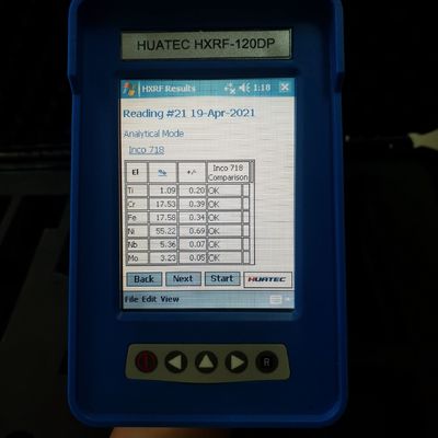 Détecteur tenu dans la main HXRF-120DP de PMI SI-PIN d'identification d'analyseur d'alliage/alliage
