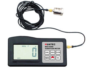 Mètre de vibration de Digital d'exactitude, analyseur portatif HG6360 de vibration